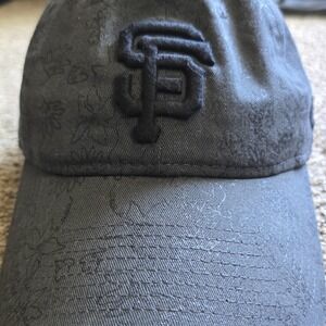 New Era San Francisco Giants 9TWENTY Adjustable Black Cap MLB Baseball